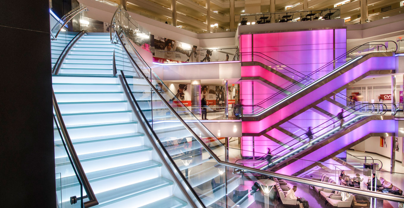 A View Looking at the New H&M Interior Storefront